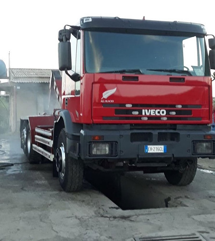 L'autocarro dell'impianto